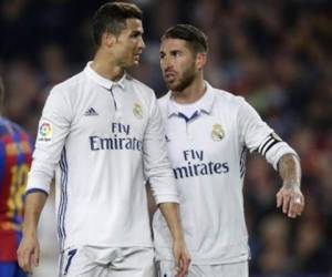 Sergio Ramos responde a las críticas de Cristiano Ronaldo al Real Madrid. Foto AFP