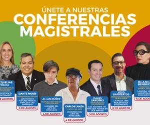 La conferencias se trasmitirán desde este lunes hasta el próximo viernes.