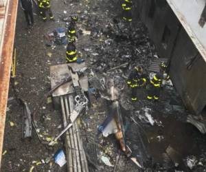 'Nadie dentro del edificio fue herido', dijo por su lado el gobernador de Nueva York, Andrew Cuomo. Foto: Agencia AFP.