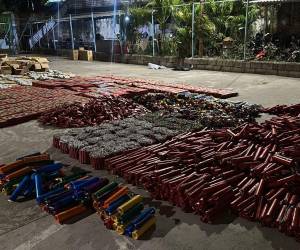 Un operativo de la Policía Municipal permitió el decomiso de pólvora ilegal por un valor de L1.5 millones, la cual fue destruida en el relleno sanitario.