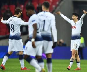 Son Heung-min y Fernando Llorente encaminaron la victoria del Tottenham que parece haber sentenciado la eliminatoria. Foto / AFP