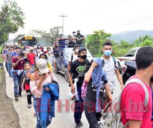 Las cifras en las deportaciones de hondureños se dispararon en este inicio del año 2022.