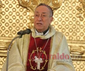 Desde el pasado 4 de febrero, el cardenal Óscar Andrés Rodriguez se encuentra hospitalizado por covid-19. Foto. Archivo EL HERALDO.