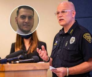 El jefe de la policía Chris Magnus presentó su renuncia en una rueda de prensa el miércoles.