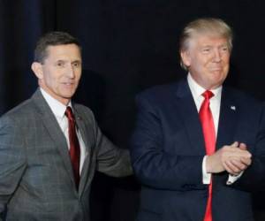 'Me siento mal por el general Flynn. Me siento muy mal', declaró el presidente estadounidense desde la Casa Blanca antes de partir a Utah, en el oeste del país.(Foto: AP)