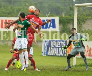 Los dirigidos por Carlos Pavón no pudieron sumar de visita en el Francisco Martínez Durón de Tocoa, Colón. (FOTO: EL HERALDO DEPORTES)