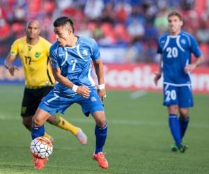 Darwin Cerén, jugador salvadoreño, uno de los actuales referentes del equipo.
