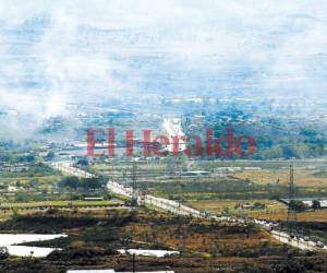 Unas ocho comunidades están sitiadas en el valle de Amarateca, al noroeste de la ciudad.