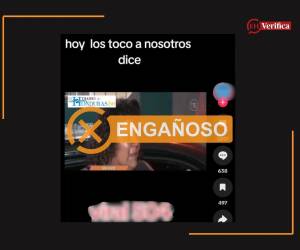Captura de pantalla a una publicación de TikTok, hecha el 12 de octubre de 2026, adaptada a esta cartela.