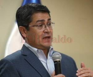 El presidente Hernández comentó que el tema de la embajada no ha sido discutido.