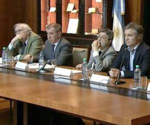 Miembros de la Administración Federal de Ingresos Públicos en conferencia de prensa (Foto: Internet)