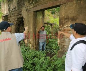 La vieja casona de Gualcho, donde Morazán instaló su cuartel en 1828, aún existe, pero está llena de maleza.
