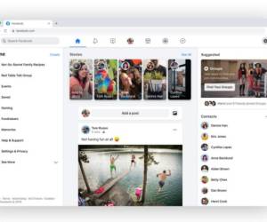 Así se verá la rediseñada interfaz de Facebook.