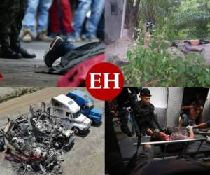 La violencia volvió a teñir de sangre el país. Del domingo 9 de junio a la tarde de este sábado 15 de junio se registraron dos masacres y una diversidad de hechos sangrientos. Fotos: EL HERALDO.