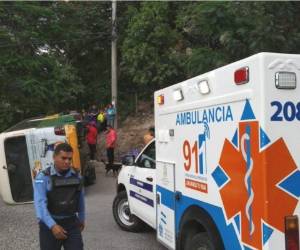 Así quedó el vehículo en una cuesta de la colonia Arturo Quezada.