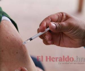 Esta semana continuará el proceso de vacunación para los adultos mayores que lleguen a pie a los centros habilitados por las autoridades. Foto: El Heraldo