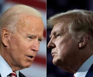 Trump incluso ironizó sobre la forma en la que fue electo Joe Biden. Foto: AFP