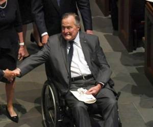 El expresidente de Estados Unidos George H.W. Bush. Foto AFP