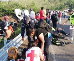Había 81 heridos, según la cifra proporcionada por la Secretaría de Protección Civil del estado de Veracruz, en la costa del Golfo de México. Foto: Twitter Expresión de Veracruz.