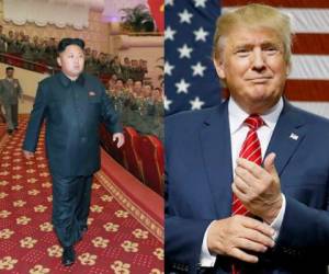 Kim Jong-un, presidente de Corea del Norte y Donald Trump, mandatario de los Estados Unidos.