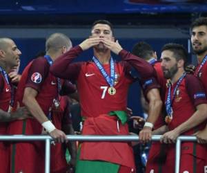 Cristiano Ronaldo, estrella del equipo de Portugal.
