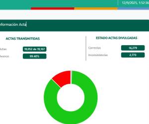 Hasta ahora Asfura aventaja a Nasralla con 42.407 votos, según el último registro de la página web del CNE, que sigue lenta.