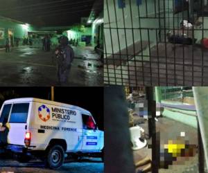 Un total de 18 presos murieron y 16 resultaron heridos la noche del viernes en un enfrentamiento entre internos en la cárcel del puerto de Tela, en Honduras, informó Fusina. Las imágenes de la sangrienta escena fueron filtradas en redes sociales. Se puede observar cuerpos sobre el piso y derramamiento de sangre.