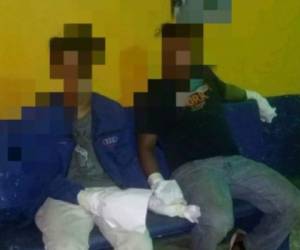 Los dos hombres fueron detenidos y llevados a la estación policial del barrio Belén.