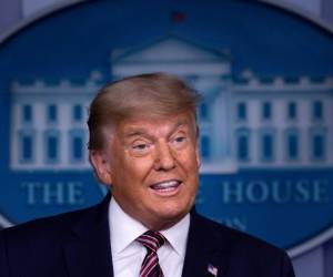 “Este es un caso en el que tratan de robar una elección, están tratando de amañar una elección”, dijo Trump sobre los demócratas, a quienes acusó de corrupción sin proporcionar ninguna prueba. Foto: AFP