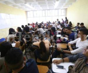 Las clases han sido interrumpidas debido a las protestas en los portones de Ciudad Universitaria. Foto EL HERALDO