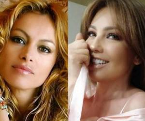 Paulina Rubio y Thalía. Comenzaron su carrera en Timbiriche y siempre se ha notado que no se soportan.