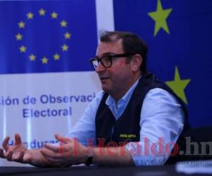 Manuel Sánchez de Nogués es el jefe adjunto de la MOE y ha estado en el país durante tres procesos electorales anteriormente. Foto: Jhony Magallanes/El Heraldo