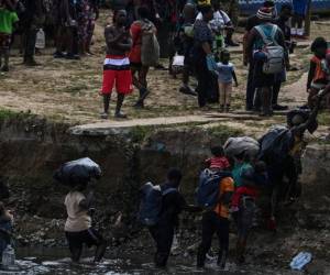 En esta zona selvática se ha convertido en paso obligado para la inmigración irregular desde Sudamérica hacia Estados Unidos pese a los peligros de la ruta. Foto: AFP