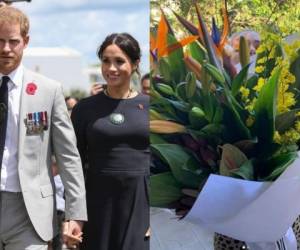 La reacción del príncipe Harry cuando un fanático intentó darle flores a Meghan Markle. Foto AFP| Instagram @mattdegroot_