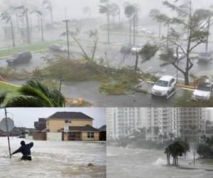 Cientos de personas fueron damnificadas debido a las inundaciones que dejaron los huracanes que azotaron Estados Unidos. Foto: AFP