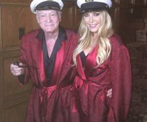 Desde 2012, Hugh Hefner habia contraído matrimonio con la playmate Crystal Harris. Foto: Facebook