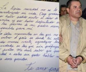 La joven usó las redes sociales para publicar una carta navideña dirigida al capo. Fotos cortesía Instagram @alejandrina_guzmanoficial