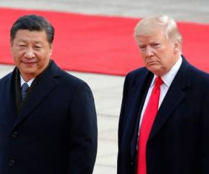 Donald Trump se reunió con el presidente de China Xi Jinping durante su gira por Asia. Foto AFP