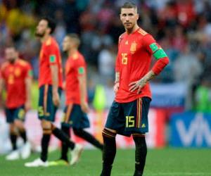 Ramos fue el que abrió el marcador en el partido de octavos ante Rusia. Foto: AFP