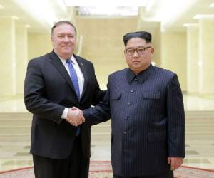 Pompeo dijo que dialogaron sobre 'la forma en que él desea proceder y si está dispuesto a desnuclearizarse a cambio de las garantías que estamos listos a ofrecer'. Foto: AFP