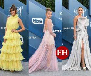 Desde muy temprano comenzaron a llegar los famosos a la alfombra de los SAG Awards 2020. Fotos: AFP.