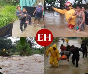 El ojo del huracán Eta todavía se ubica a más de 120 kilómetros de suelo hondureño, pero ya deja graves daños en la zona norte del país, donde cientos de familias han tenido que ser rescatadas y evacuadas tras las lluvias e inundaciones.