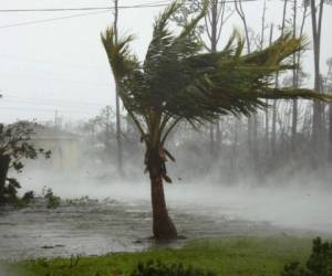 Un camino inundado durante el paso del huracán Dorian en Freeport, Gran Bahama, Bahamas. Foto: Agencia AP.