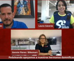Gennie Flores, gerente de mercadeo Bikemart, se mostró muy contenta por unir nuevamente lazos solidarios en la novena edición de la Vuelta El Heraldo 2020.