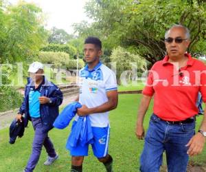El jugador de la Bicolor Anthony Lozano confía que se puede volver a repetir otro Aztecazo ante México como el de hace tres años, foto: Ronald Aceituno/El Heraldo.