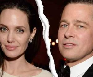 Es la primera vez que Pitt es fotografiado desde la batalla legal contra su ex por la custodia de sus seis hijos que enfrenta desde septiembre. /Fotos Twitter @MikeSington/