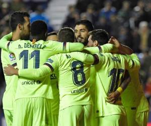 Al Barça﻿ le costó abrir el marcador, pero luego del primer gol los demás tantos cayeron por cuenta propia. Foto/AFP