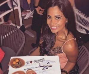 Sisy Arias estaba haciendo su primer vuelo internacional el día de la tragedia Chapecoense. Foto: Instagram/sisyariasgp