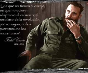 Fidel Castro será recordado a través de célebres frases que compartía durante sus intervenciones públicas.