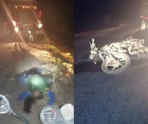 El implicado impactó con un vehículo de carga pesada.